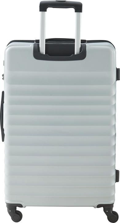 Immagine prodotto Pro-Tec Reisekoffer Pona 3er Set Hellgrau (100 l, Bagaglio a mano (fino a 50 litri), M (50 - 90l), L (90 - 115l))