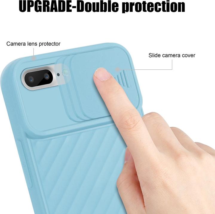 Produktbild Cadorabo TPU Cover mit Kamera Schutz (Apple iPhone 7 Plus, Apple iPhone 7s Plus)