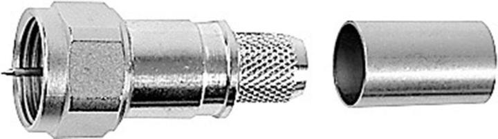 Telegärtner F-Steckverbinder Stecker, gerade 75 Ohm J01600A0009 1 St. (Antennenkabel)