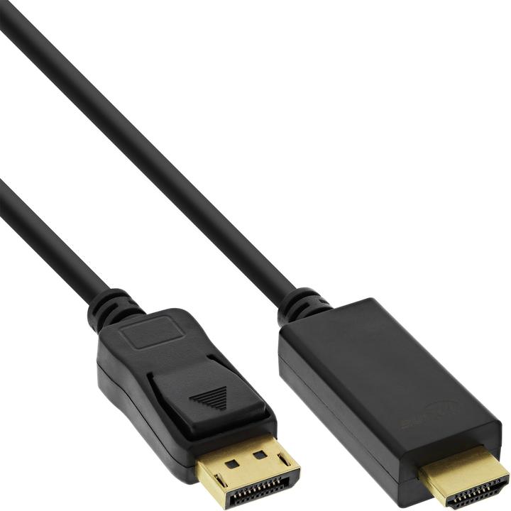 Image du produit InLine DisplayPort — HDMI (Typ A) (1 m, HDMI)