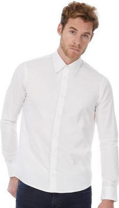 Produktbild Russell Collection Popeline Hemd Langarm pflegeleicht (M)