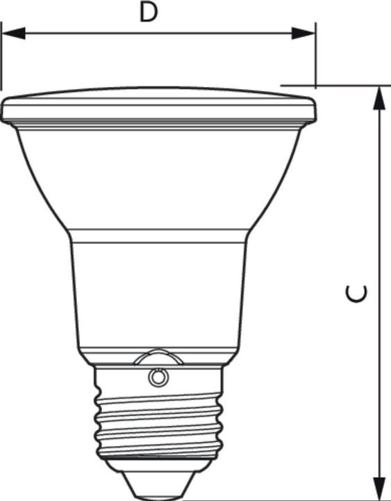 Actual product image Philips LED reflector lamp (E27, 6 W, 540 lm, 1 x, F)