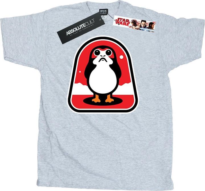 Star Wars The Last Jedi Porgs Badge TShirt (XL)