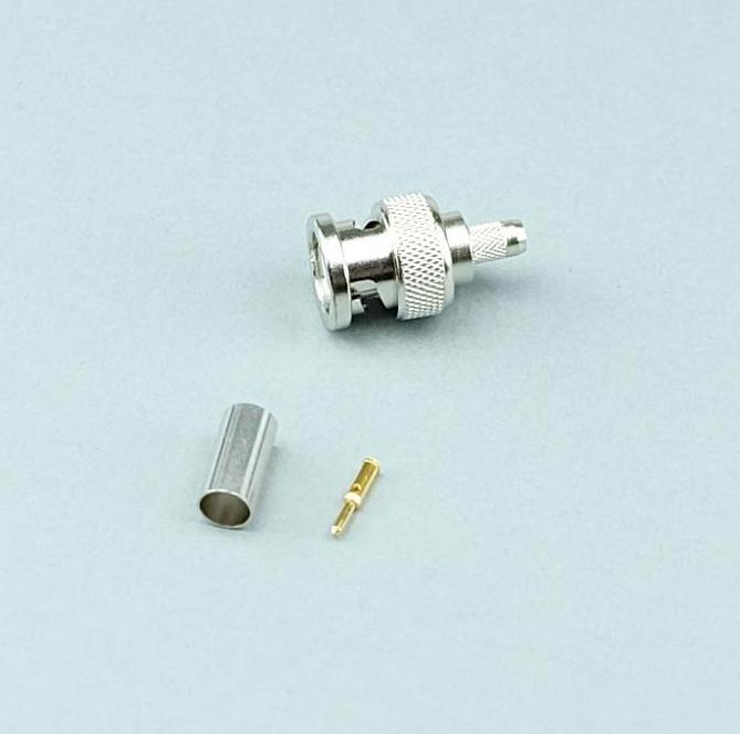 Image du produit Telegärtner Connecteur de câble BNC à sertir G05 50 Ohm, à sertir/sertir, Professional, A0205, G05 (RG-223/U)