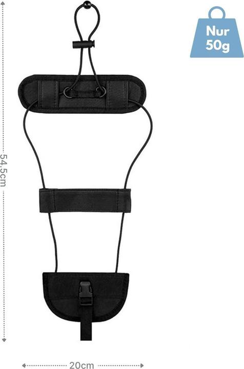 Actual product image Hermex Gepäckriemen Gepäckband Trolley-Gurt Kofferband Kofferriemen (Case strap)