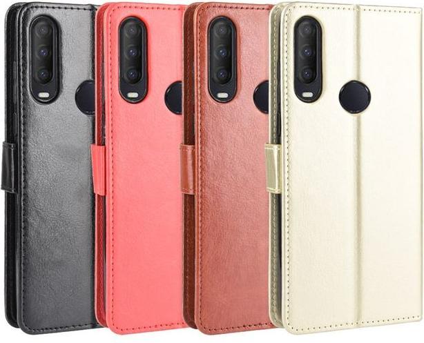 Image du produit MU Classic Série de livres en cuir Crazy Horse III (1S (2020), Alcatel 3X (2020))