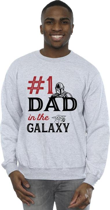Immagine prodotto Star Wars Mandalorian Number One Dad Felpa Uomo (L)