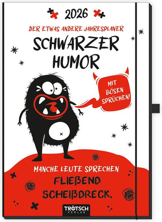 Produktbild Trtsch Buchkalender Der etwas andere Jahresplaner Schwarzer Humor 2026 (10 x 16 cm, Deutsch)