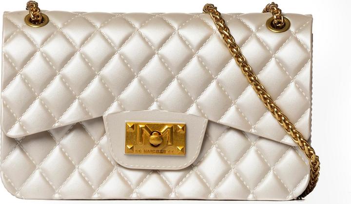 Marc Ellis Damen Schultertasche - Modell Eterea Ultra - 100% Gummi - 23.5 X 14.5 X 9.5 Cm