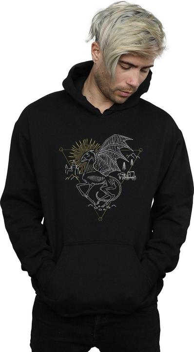 Immagine prodotto Thestral Line Art Felpa con Cappuccio Uomo (L)