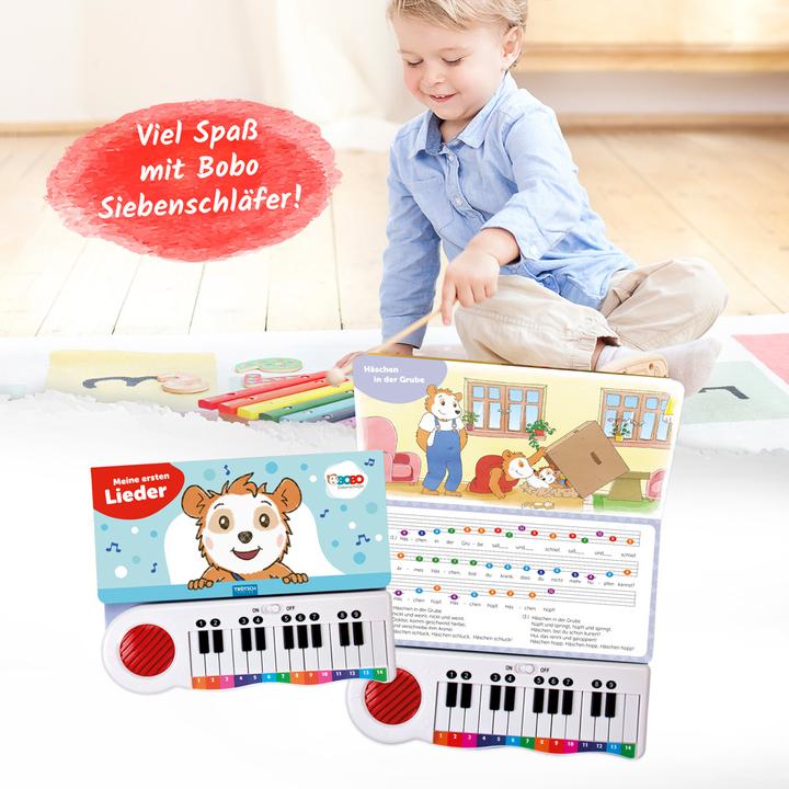 Produktbild Bobo Siebenschläfer Klavierbuch Meine ersten Lieder Soundbuch Liederbuch (Deutsch)