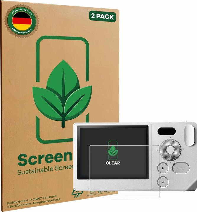 Immagine prodotto ScreenLeaf Pellicola protettiva, Proteggi Schermo Sostenibili, Clear, Antigraffio (Pellicola protettiva)