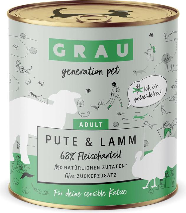 Produktbild Grau Katzen-Nassfutter (Adult, 800 g)