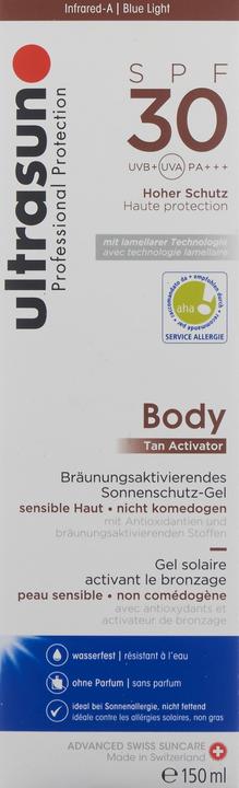 Immagine prodotto Ultrasun Attivatore dell'abbronzatura del corpo (Gel solare, SPF 30, 150 ml, 225 g)