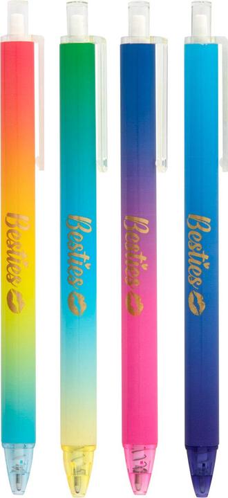 Produktbild Besties Kugelschreiber, 4 Stück. (Schwarz, 4 x)