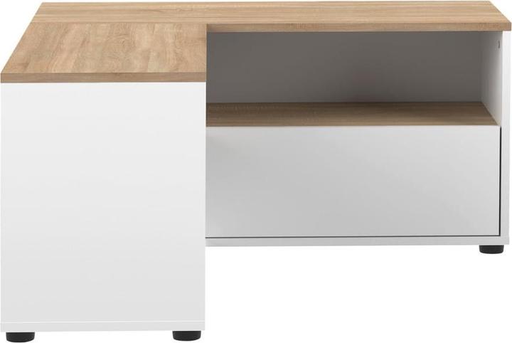 Produktbild Temahome Angle TV Stand 90 white and oak (45 x 90 cm)