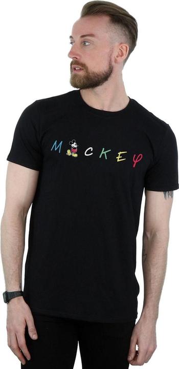 Immagine prodotto Disney Mickey Mouse Wording Logo Maglietta Uomo (3XL)