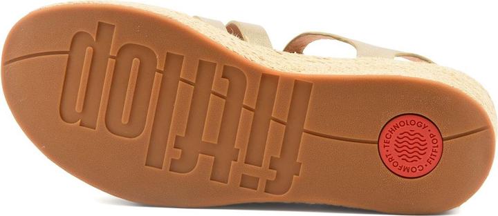 Actual product image Fitflop Platfforms Espadr. Leather Fisherman Wedge Sandals (39)
