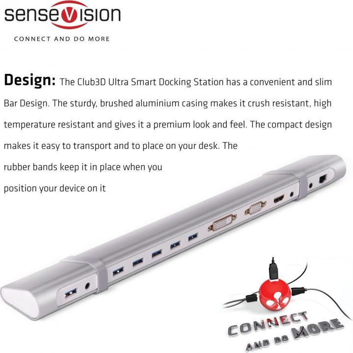 Produktbild Club 3D Ultra Smart (USB-A, 5 Ports)