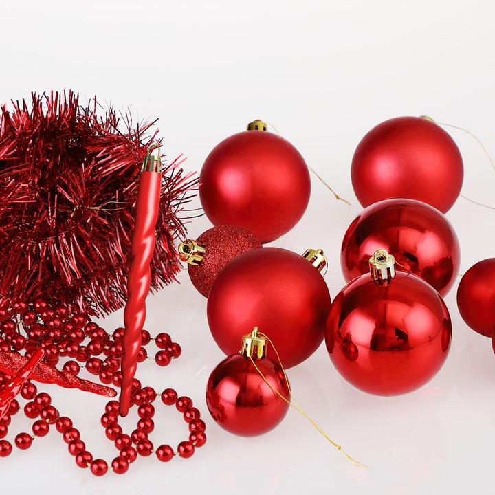 Immagine prodotto Deuba Decorazioni per l'albero di Natale 77 pezzi (77 -parte)