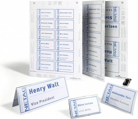 Produktbild Durable Einstecketiketten Badgemaker für Namensschilder