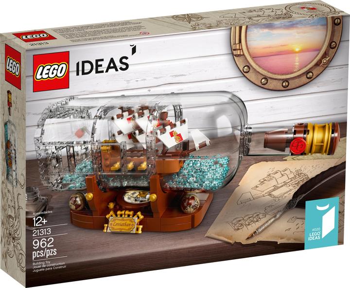 LEGO Idées Bateau en bouteille (21313, LEGO Ideas, LEGO difficiles à trouver)
