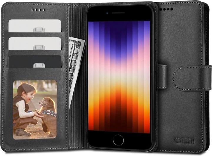 Image du produit Tech-Protect Wallet-Hülle für iPhone 7 / 8 / SE 2020 / 2022 – Schwarz (Apple iPhone SE (2ème génération), Apple iPhone SE (3ème génération), Apple iPhone 7)