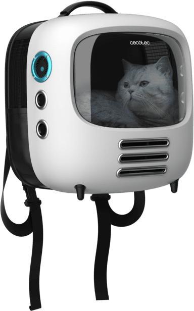 Productafbeelding Cecotec Pumpa1800 Reis Ventilator Rugzak Dierendrager (Hond, Kat, Ademend, Reflectoren)