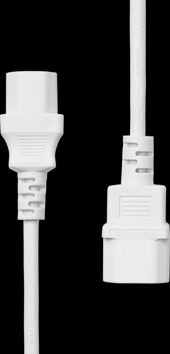 ProXtend Cordon d'extension d'alimentation C13 vers C14 5M Blanc (5 m)