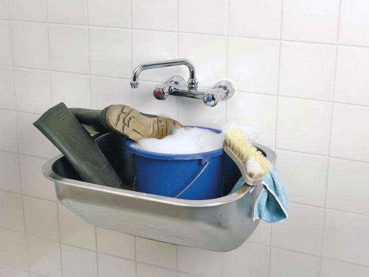 Actual product image Reginox Sink, Stainless Steel Kitchen Sink Ottawa OSP Wall Mounted, 50x40 cm R04029 (Sink accessories, 22.50 cm, 55 cm)