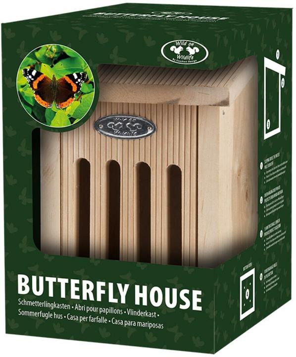 Actual product image Esschert Design Butterfly house, 15.9 x 15.9 x 22.0 cm (Butterflies)