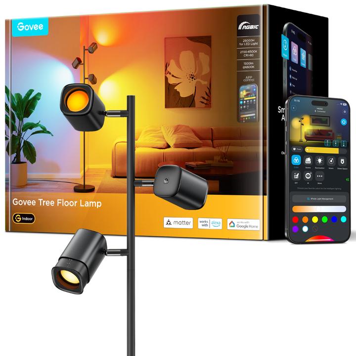 Actual product image Govee Floor lamp tree (1500 lm)