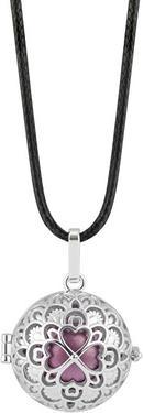 Bell Mummy Decent Necklace With A Purple Cloverleaf Maternity
