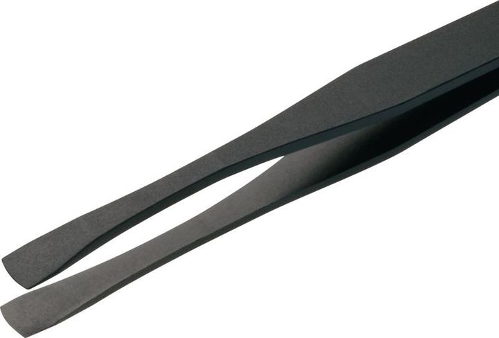 Rubis Pinzette, flach gerade, schwarz