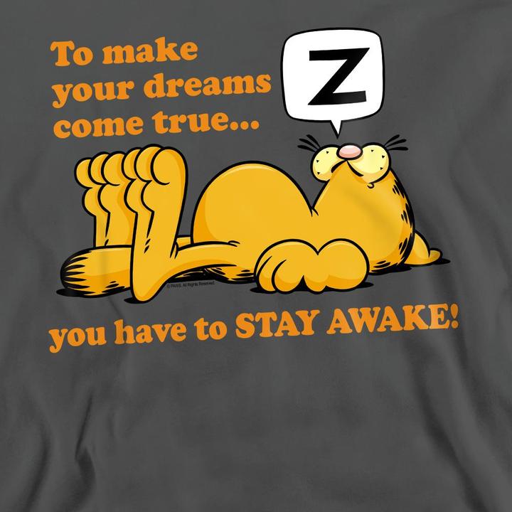 Immagine prodotto Garfield Stay Awake Felpa Adulto Unisex (S)
