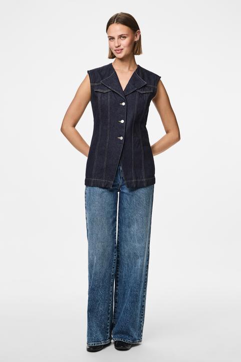 Actual product image Pieces PCNUA FITTED DENIM Weste (S)