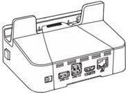 Actual product image Zebra Rugged Communication and Charge Cradle