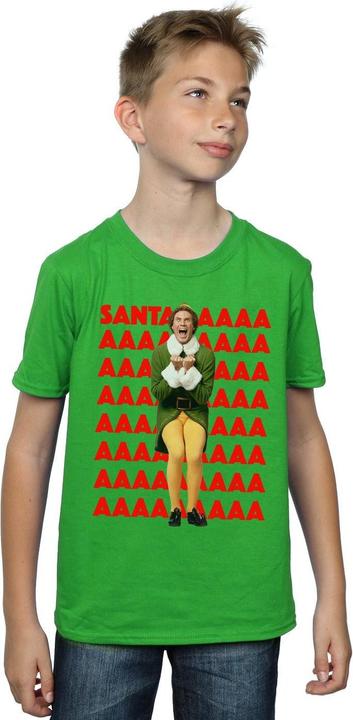Elf Buddy Santa Scream TShirt Jungen