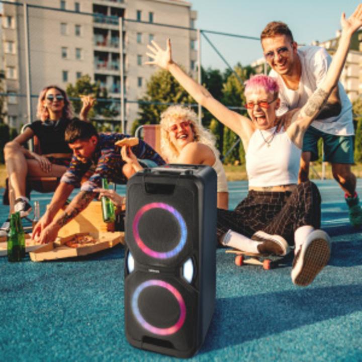 Produktbild Medion MD 44468 Partylautsprecher schwarz (15 h, Akkubetrieb, Netzbetrieb)