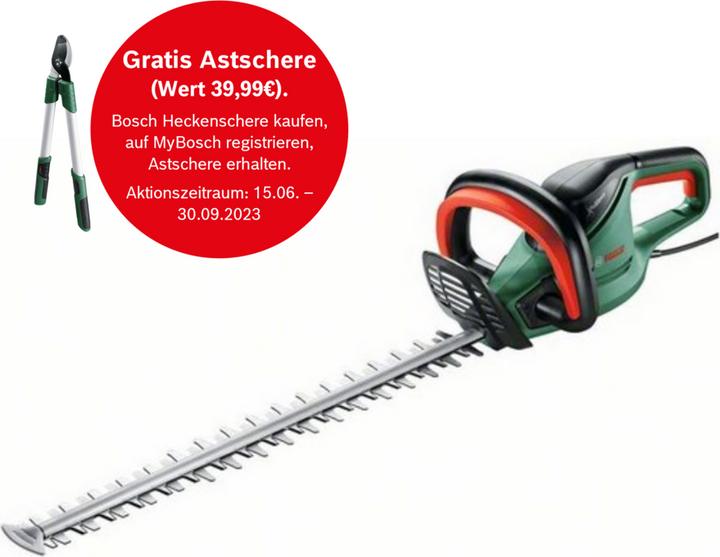 Produktbild Bosch Home & Garden Heckenschere UniversalHedgeCut 50 (Elektroheckenschere)
