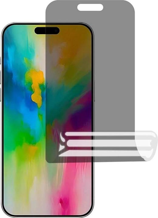 Actual product image Cover-Discount iPhone 16 Pro Max - PET Privacy Anti-Spy screen protector (1 Piece, Apple iPhone 16 Pro Max)