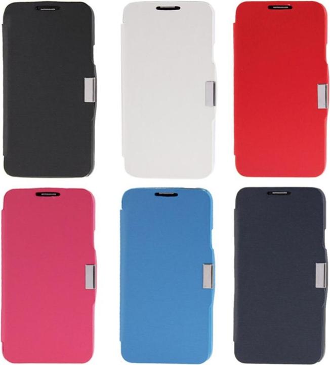 Produktbild König Design Handyhülle Tasche für Samsung Galaxy S5 mini G800 Rot gebürstet (Samsung Galaxy S5 Mini)