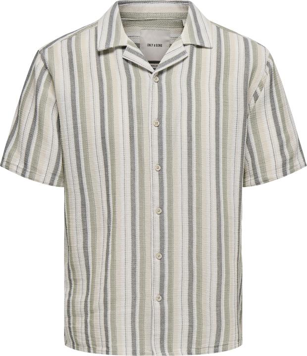 Produktbild Only & Sons Onstrev Life Reg Stripe Ss Shirt Noos (L)