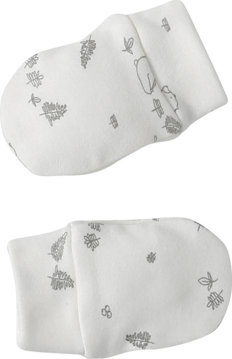 Vertbaudet Jungen Baby-Set: Mütze, Fäustlinge, Schühchen & Beutel BÄR