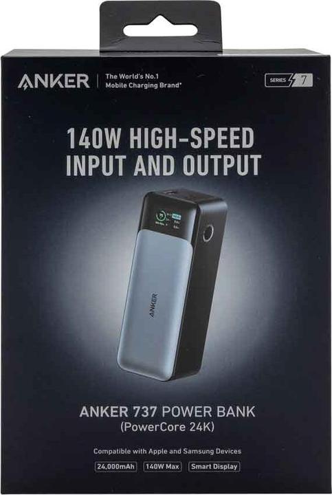 Actual product image Anker PowerCore 24K, 737, 140W (24000 mAh, 140 W, 88.80 Wh)
