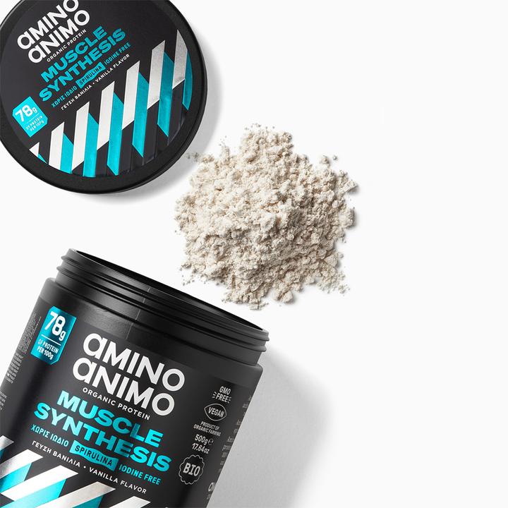 Produktbild Amino Animo Vegan Protein Muscle Synthesis (Vanille, 1 Stk., 500 g)