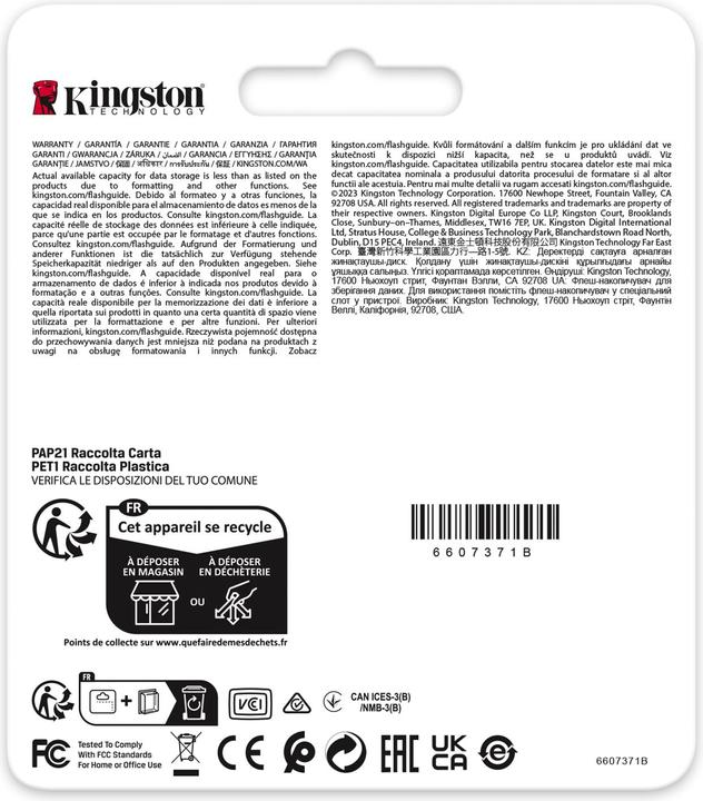 Produktbild Kingston Industrial (8 GB, SDHC, U3, UHS-I)