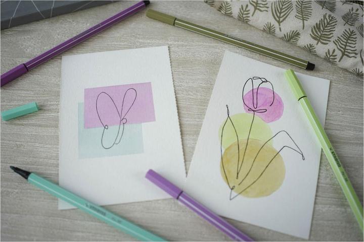 Actual product image STABILO Pen 68 (Moss green, 1 x)