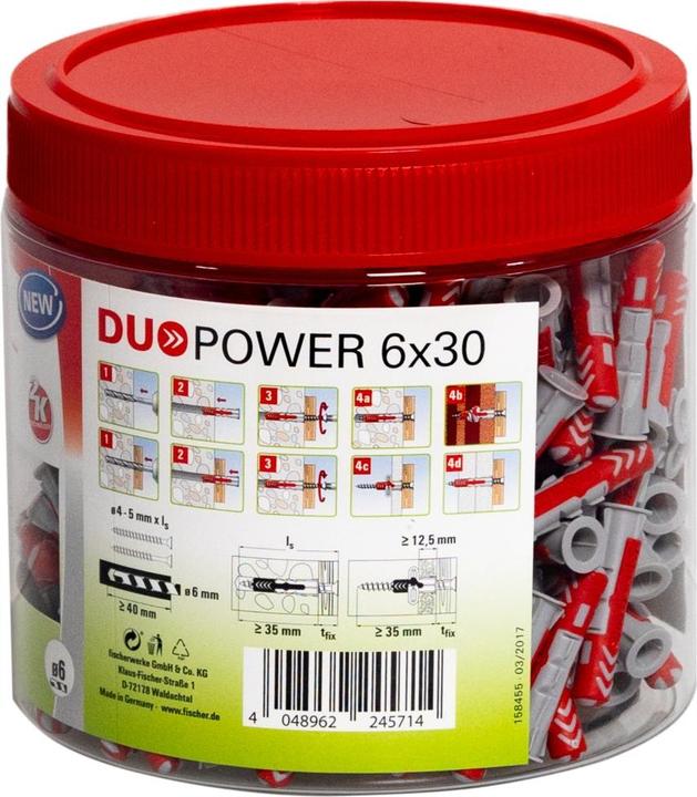 Productafbeelding Fischer DuoPower 6x30 (200 Pcs.)