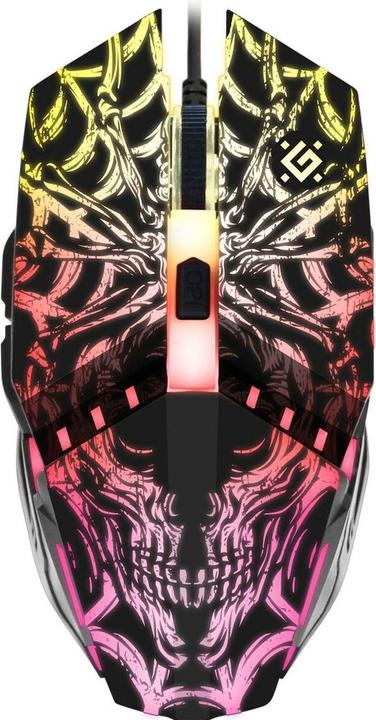 Actual product image Defender GM-670L Gaming Mouse Ambidextrous Optical 2400 DPI (Cable)